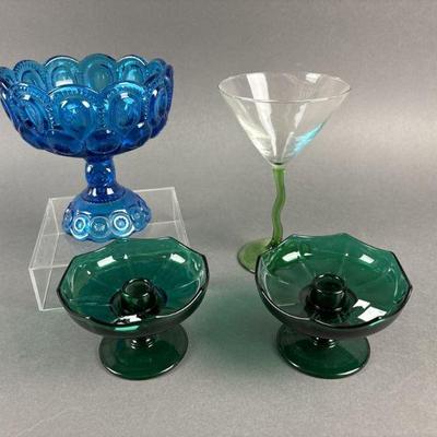 Lot 1069 | Lot MCM and More of Colorful Glass & Martini Glass