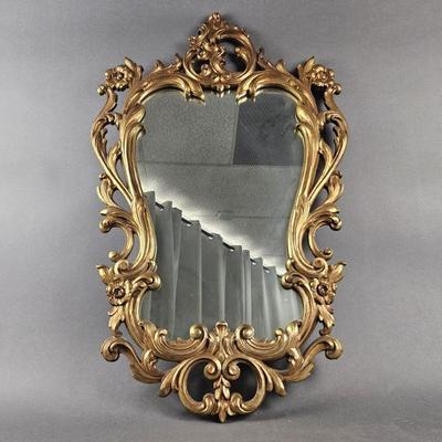 Lot 1118 | Vintage Syroco Wood Gold Regency Style Mirror