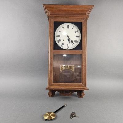 Lot 1196 | Vintage Regulator Wall Clock
