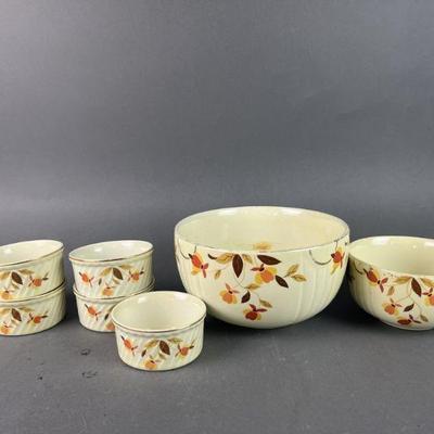 Lot 1320 | Hall Autumn Leaf Bowls