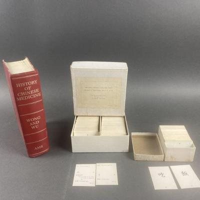 Lot 336 | History Of Chinese Medicine & Character Cards