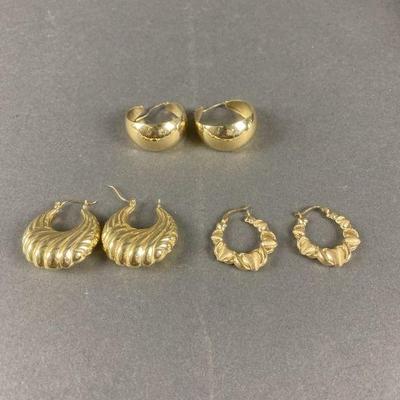 Lot 294 | 14k Gold Earrings
