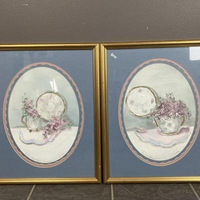 Lot 1236 | Teatime Bouquet Paintings by Andrea