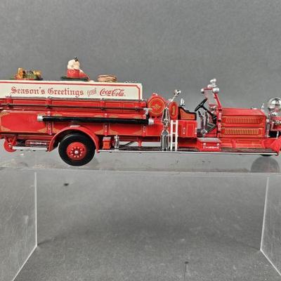 Lot 222 | Matchbox 1930 Ahrens Fox Fire Engine Coca Cola