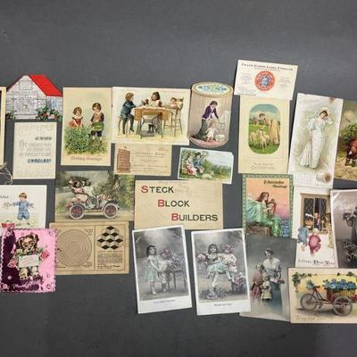 Lot 359 | 24 Victorian Trade/Greeting Cards