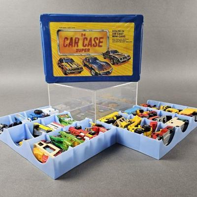 Lot 40 | Vintage Tara Toy Car Case w/ Hot Wheels Inside!