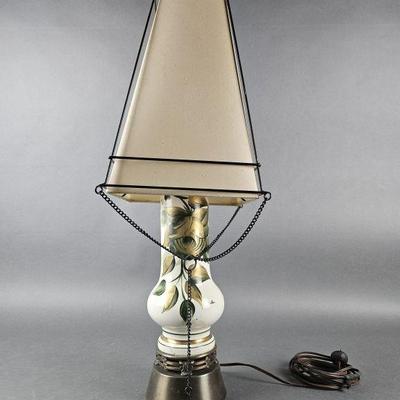 Lot 1081 | Vintage Signed Hand Painted Lamp