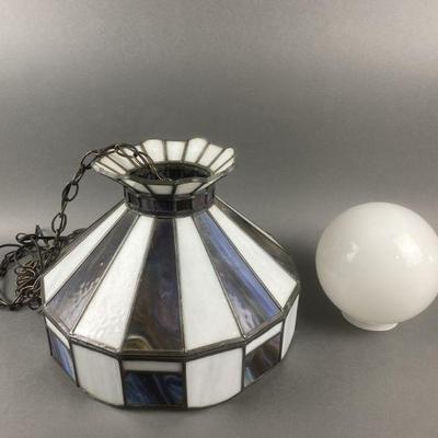 Lot 1020 | Hanging Stained Glass Lamp Shade