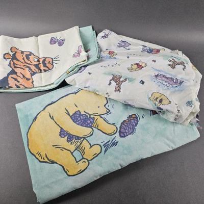 Lot 428 | Vintage Winnie The Pooh Sheets & Pillow Cases