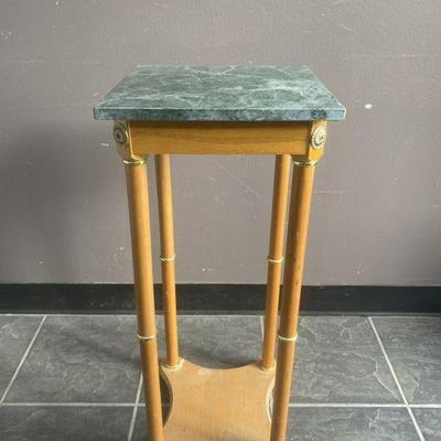Lot 1028 | Vintage Marble Top Plant Stand