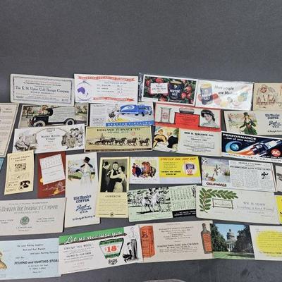 Lot 503 | Vintage Advertising Ink Blotters