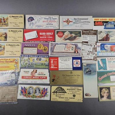 Lot 504 | Vintage Advertising Ink Blotters