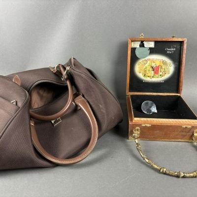 Lot 1087 | Lot of Wooden Portable Jewelry Case & More
