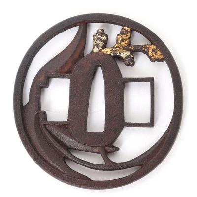 Fine Tsuba Gilt Iron, Edo 1603-1868