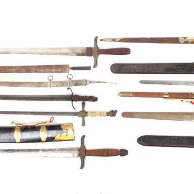 Group lot of Edged Weapons