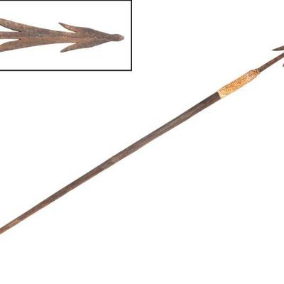 Philippine Multi-Barbed Iron Spear, Igorot