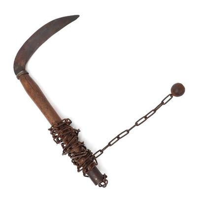 Hook & Chain "Kusarigama" Japanese Throwing Hook