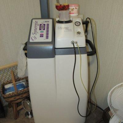 Synergie aesthetic massage microdermabrasion system with bed.  This item is currently for sale online.  If it is sold prior to the sale...
