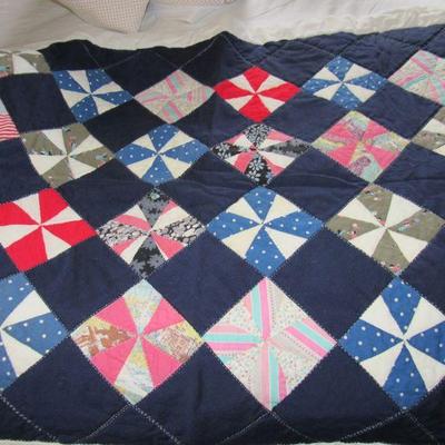 Small hand quilted quilt