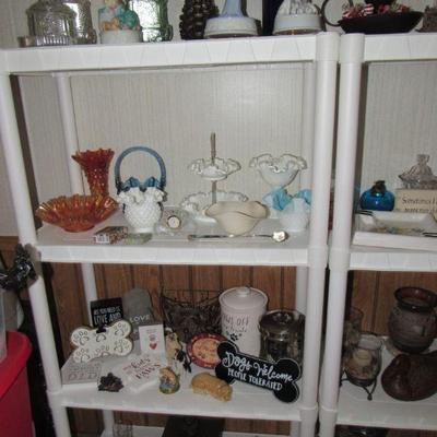 A couple pieces of Fenton