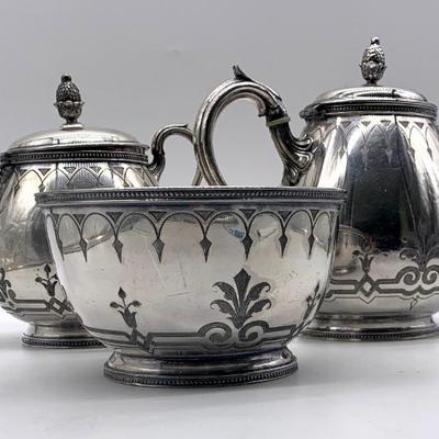 19th C. silver plate