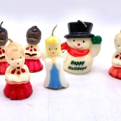 Gurly Christmas candles