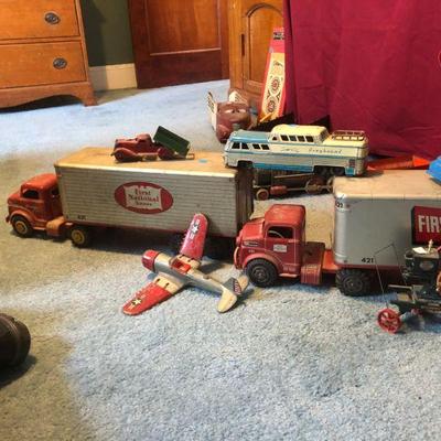 First National Trucks 2 trucks loga is different on each truck