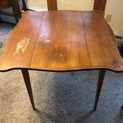 Hitchcock Table  needs some love priced to sell with chairs
