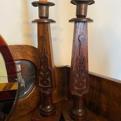 Art Deco Candle Sticks