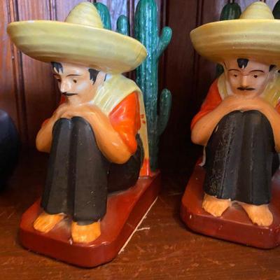 Mexican Folk Art Book Ends