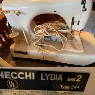 Sewing Maching by Necchi Lydia MK2 Type 544 made in Italy