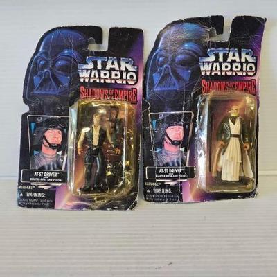 #3756 â€¢ (2) Star Warrio Shadows of the Empire Toys
