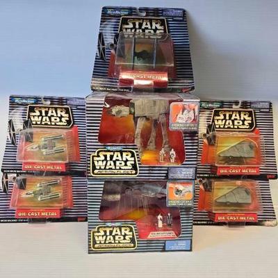 #3766 â€¢ (7) Micro Machines Star Wars Toys
