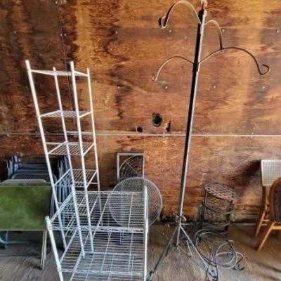 #2993 â€¢ Shelfs, Coat Rack, Table, Pot Stands & More
