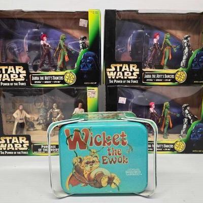 #4756 â€¢ (5) Star Wars Collectables/Tin Pail
