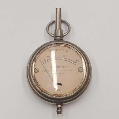 #1818 â€¢ Vintage Pocket Amperes Meter
