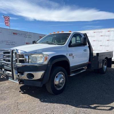 #150 â€¢ 2009 4 Wheel Drive Dodge Ram 4500 Flat Bed
