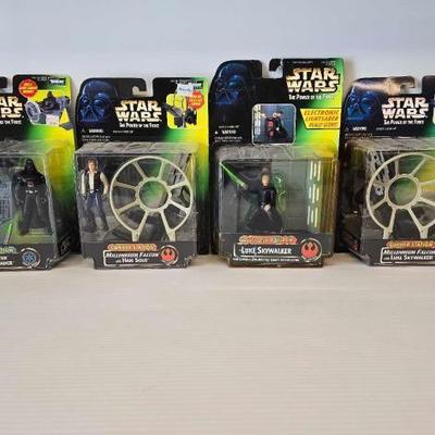 #3700 â€¢ (4) Kenner Star Wars Power of the Force Toys
