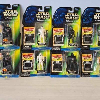#3732 â€¢ (8) Kenner Star Wars The Power of the Force Toys
