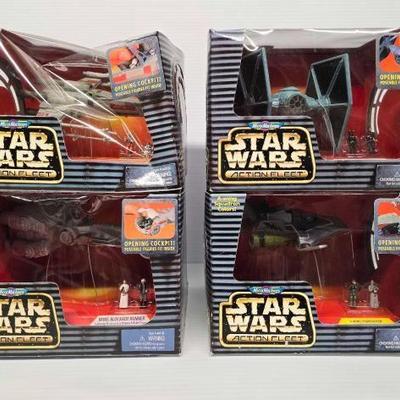 #4766 â€¢ (4) Star Wars Micro Machines Action Fleet
