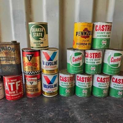 #7014 â€¢ Vintage Oil Cans
