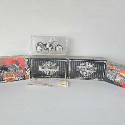 #4078 â€¢ Harley Davidson Motorcycle Die Cast Metal Collection
