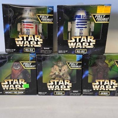 #3752 â€¢ (5) Kenner Star Wars Action Collection Figures
