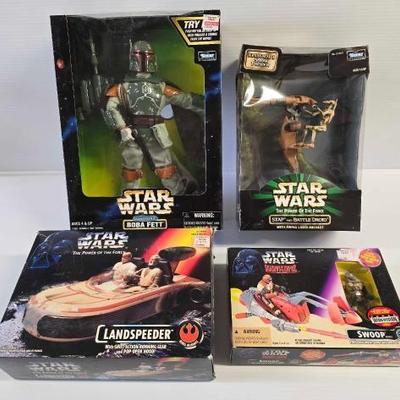 #4012 â€¢ (4) Star Wars Collectables
