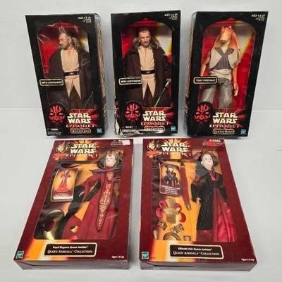 #4717 â€¢ (5) Star Wars Action Collection/Queen Amidala Collection
