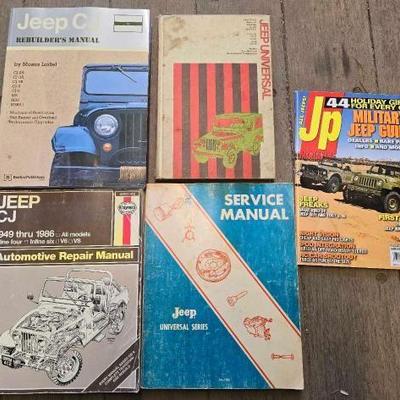 #7656 â€¢ Vintage Jeep Manuals and Magazine
