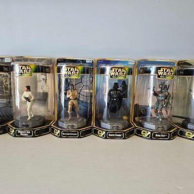 #3722 â€¢ (6) Kenner Star Wars Epic Force Figures
