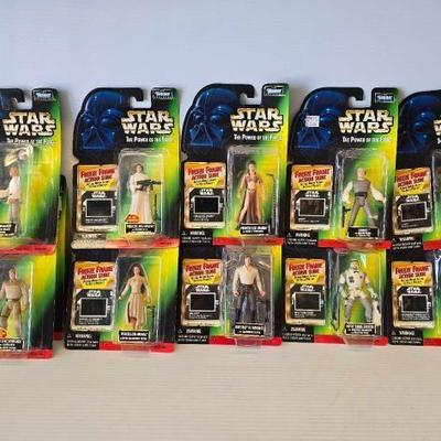 #3728 â€¢ (13) Kenner Star Wars The Power of the Force Toys
