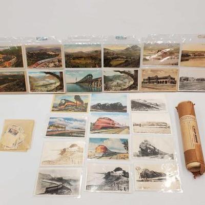#1820 â€¢ Vintage Train Postcards
