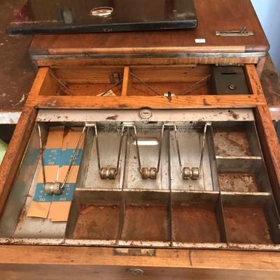 antique cash register base $99